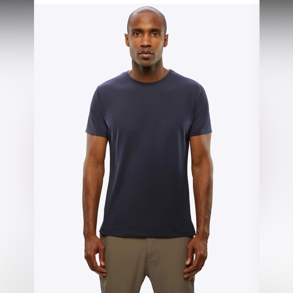 Cuts AO Split Hem Tee in Pacific Blue Sz XXL NWOT